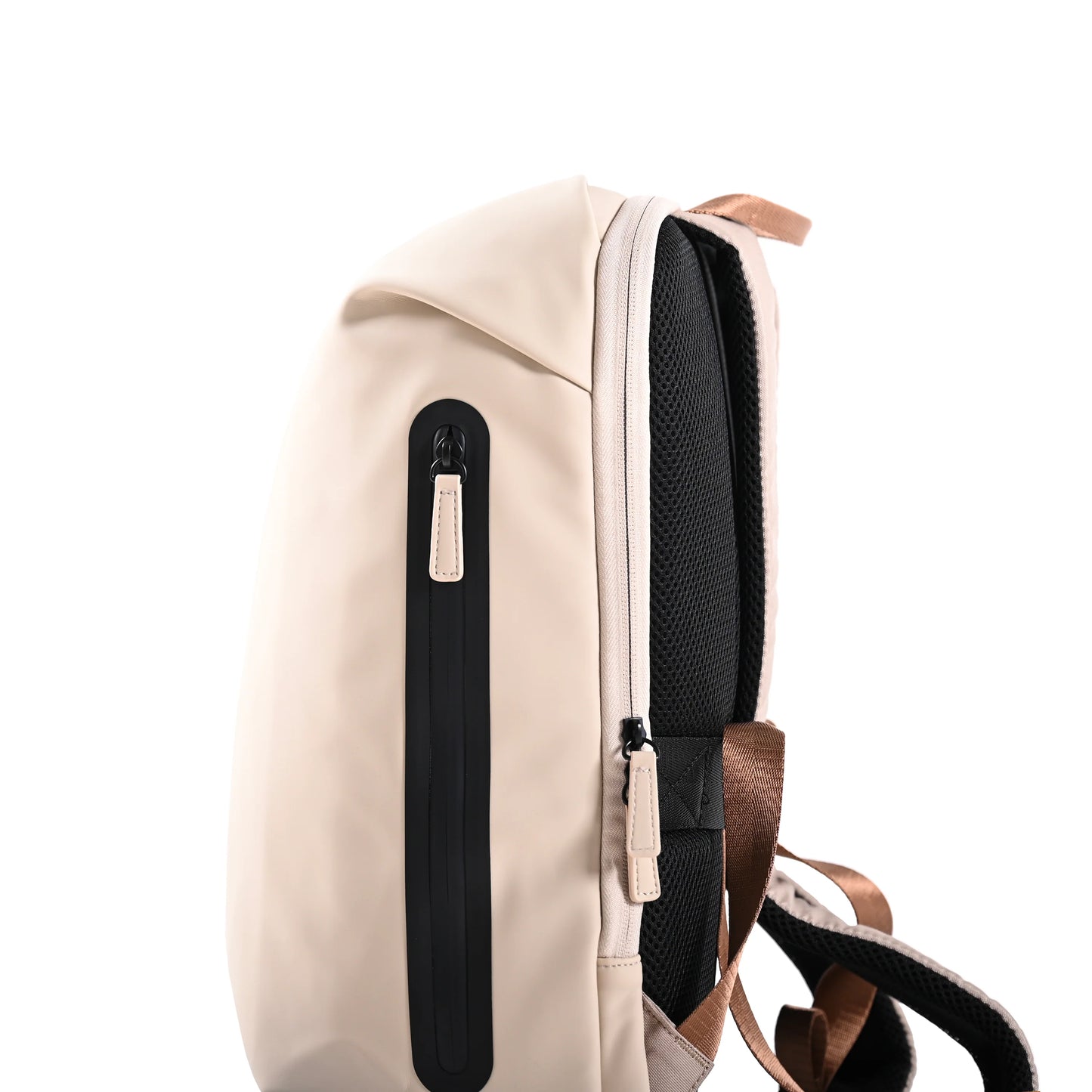 Eloria Como Backpack Beige Water Resistant Laptop Bag (New)