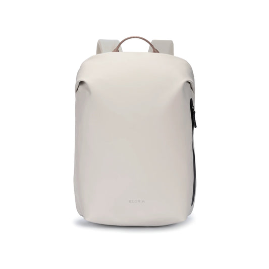 Eloria Como Backpack Beige Water Resistant Laptop Bag (New)