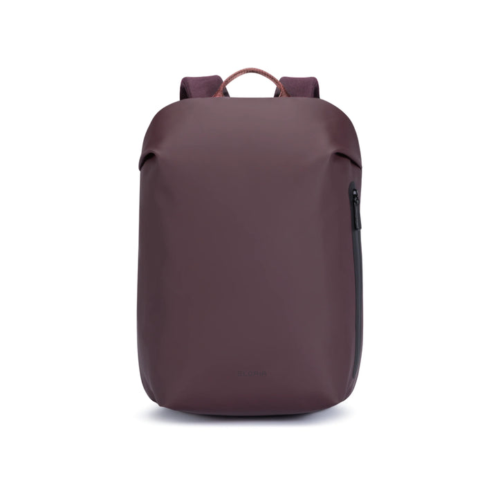 Eloria Como Backpack Burgundy Water Resistant Laptop Bag (New)