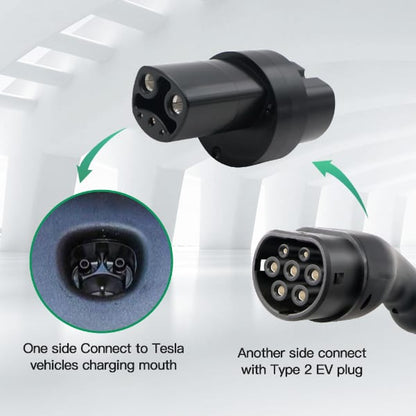 Type 2 to Tesla EV Charger Adapter (New)