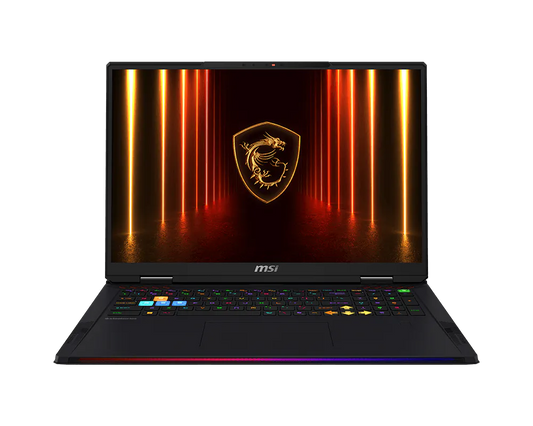 MSI Raider 18 HX AI MSI A2XWHG-437US Gaming Laptop Core Ultra 9 285HX 32GB DDR5 1TB NVMe 18-inch QHD+ RTX 5070 Ti DDR7 12GB 240Hz (New)
