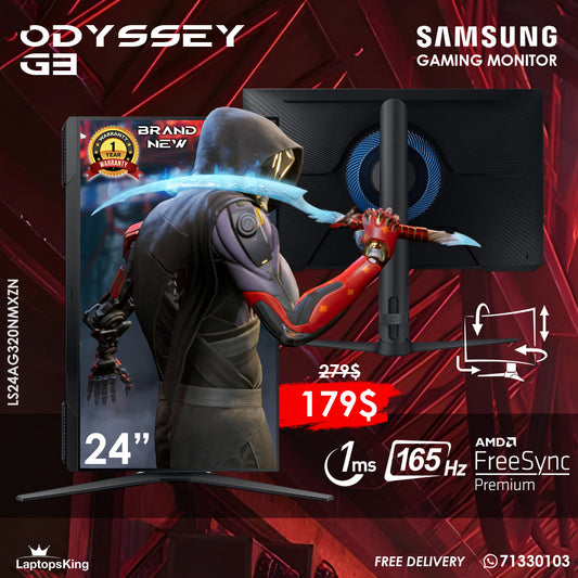 Samsung Odyssey G3 LS24AG320NMXZN 24" Fhd 165hz 1ms Gaming Monitor Offer (Brand New)