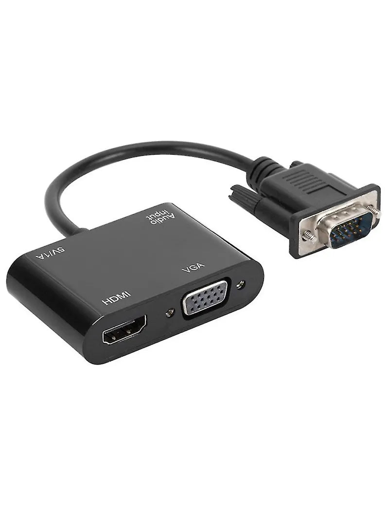 VGA TO HDTV+VGA ADAPTER WITH AUDIO