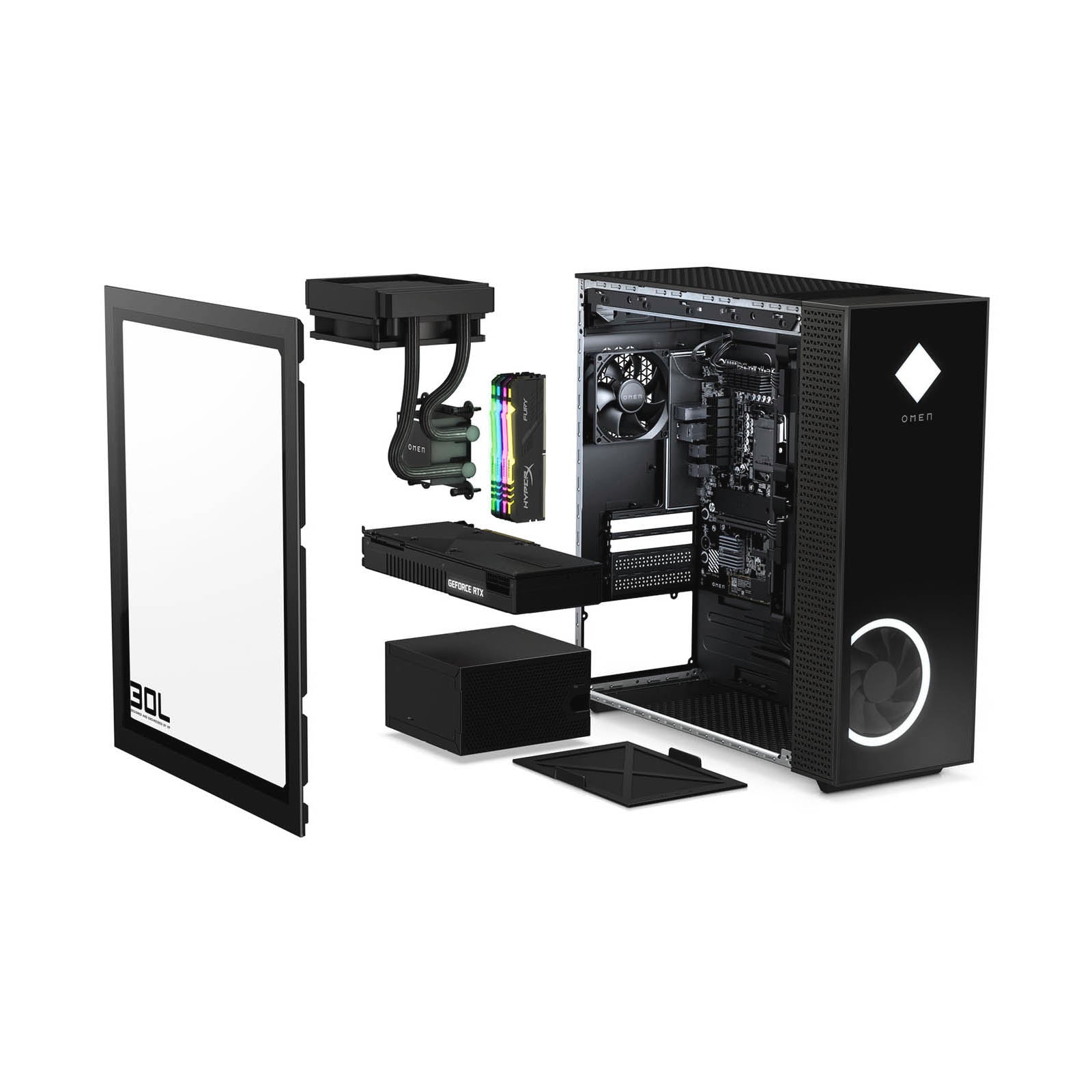 Desktop Computers I7 10700k With 3070 MSI MEG Trident X 10TD