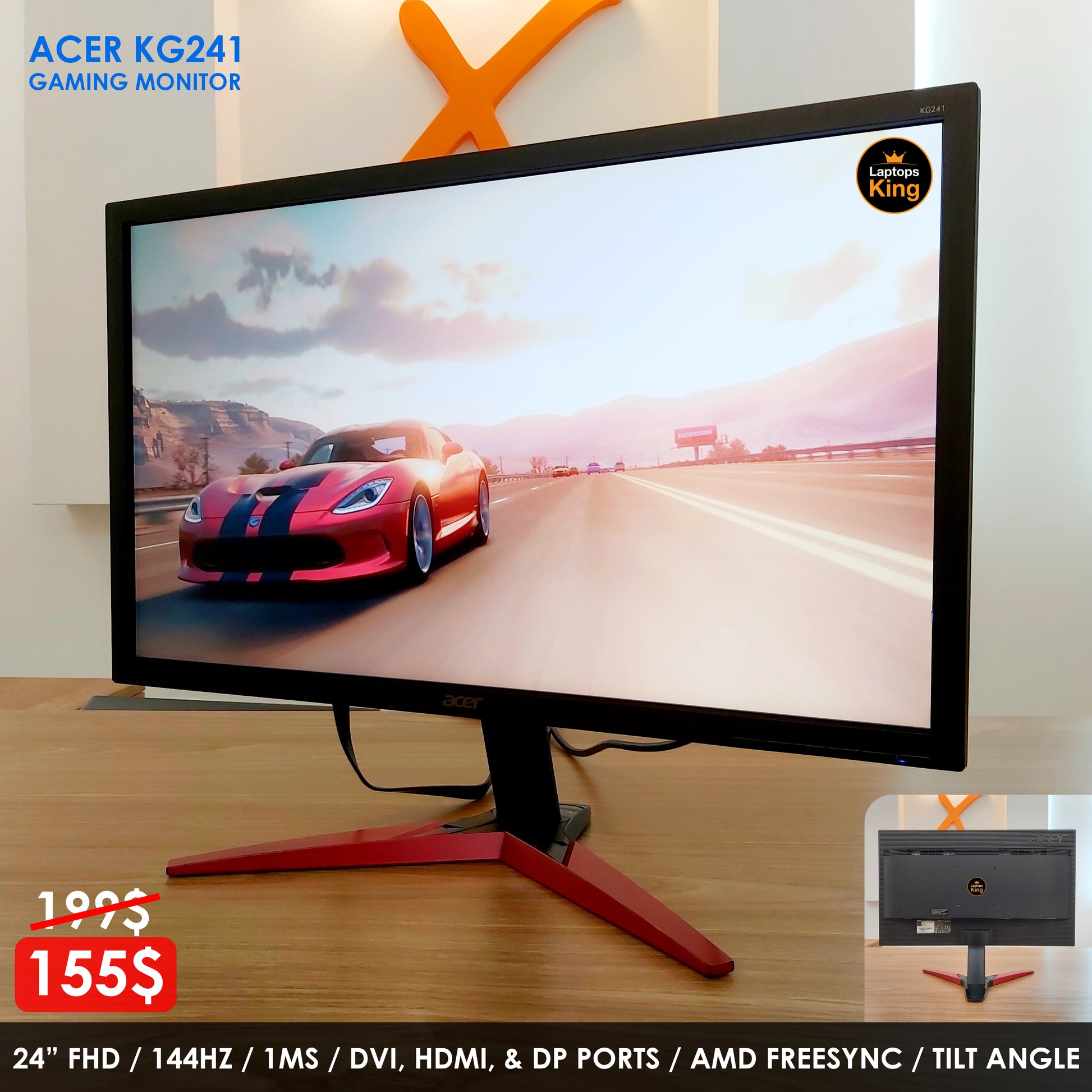 Monitor 24” Acer KG1 SERIES - PcSoftware
