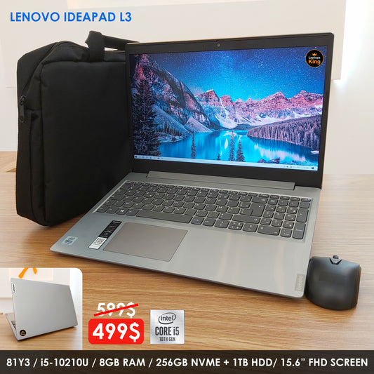 Lenovo IdeaPad L3 81y3 i5-10210u Laptop (Used Very Clean)