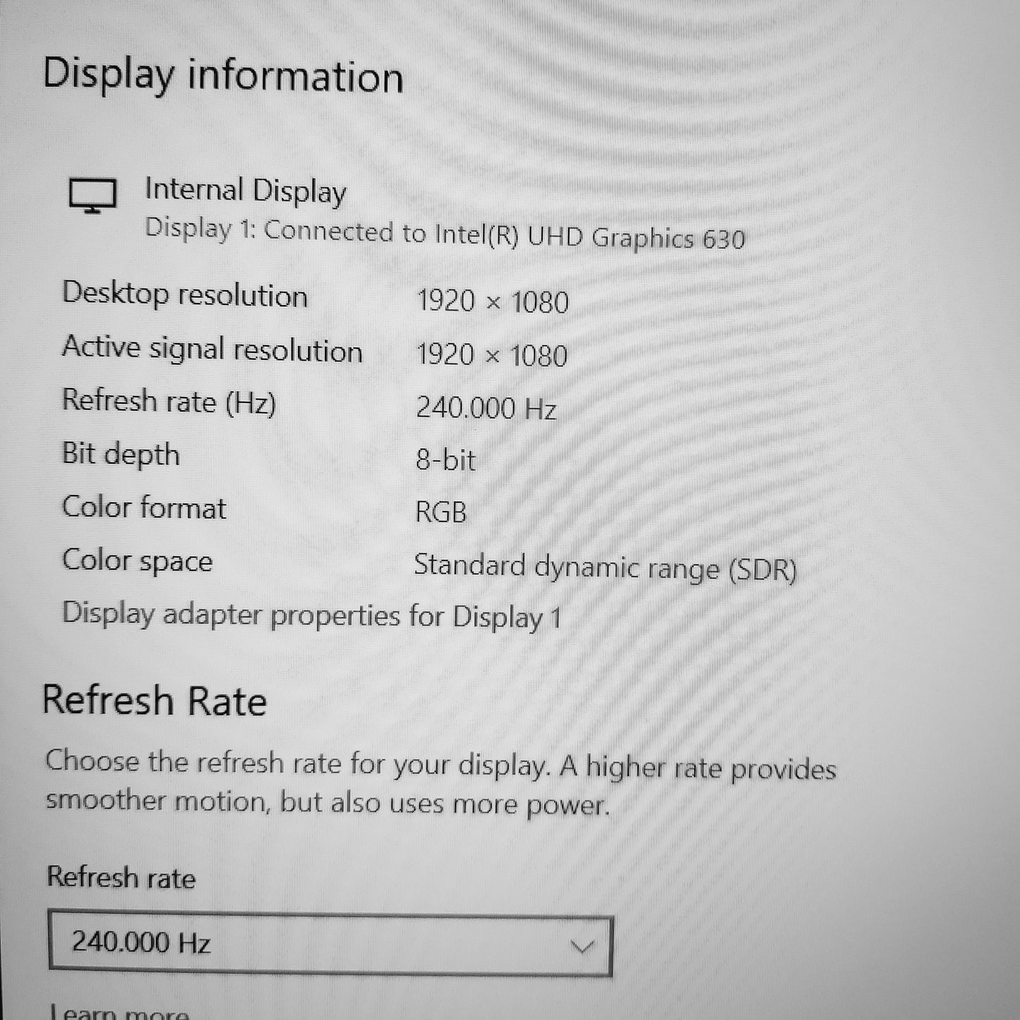 Alienware M15 i7-9750h RTX 2060 240hz Laptop (Open Box)