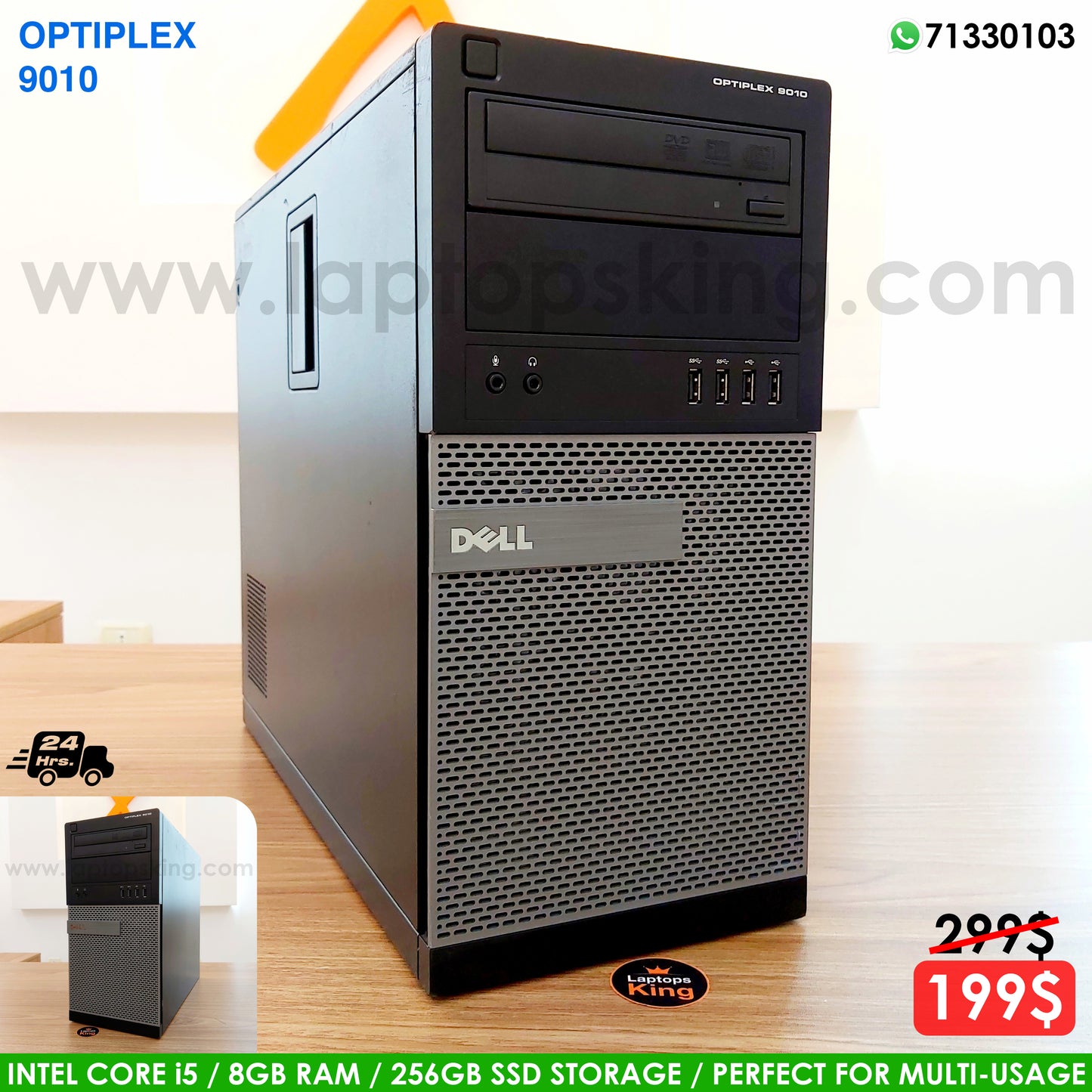 Dell OptiPlex 9010 i5 Desktop Computer Case (Used Very Clean)