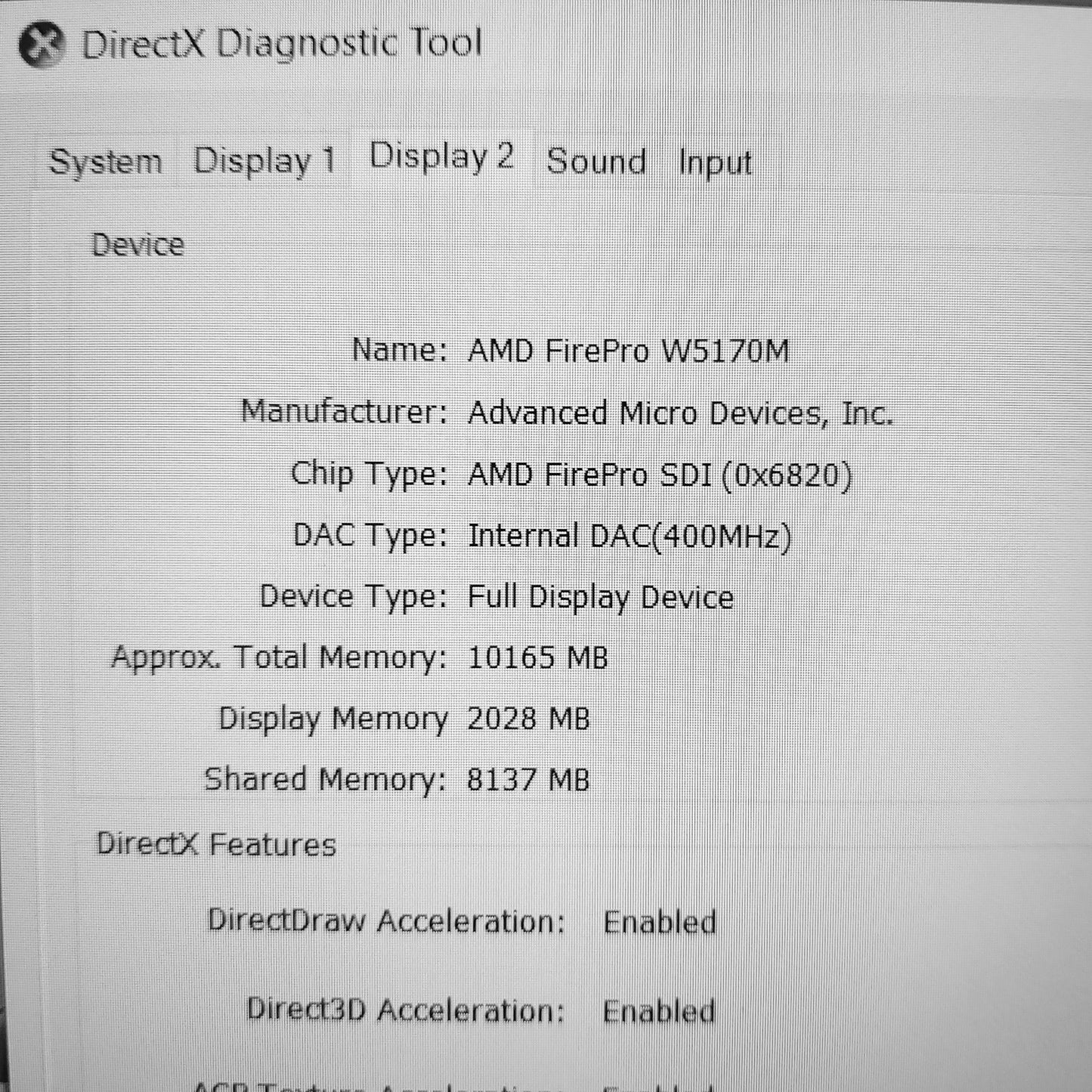 Dell Precision 7510 Core i7 VGA AMD FirePro 2gb 15.6" Laptop (Open Box)