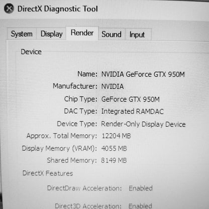 Toshiba Satellite L50-C Core i7 Gtx 950m Laptop (Used Very Clean)