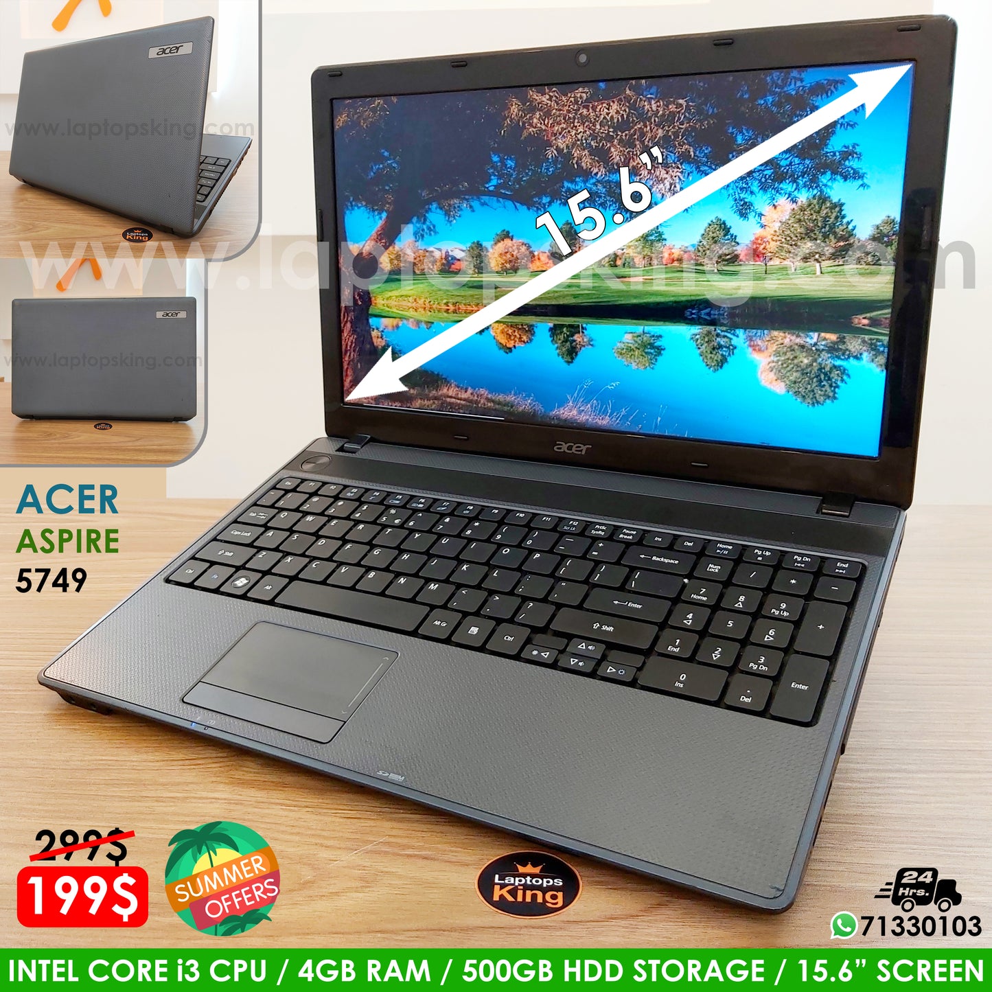 Acer Aspire 5749 Core i3 Laptop (Used Very Clean)
