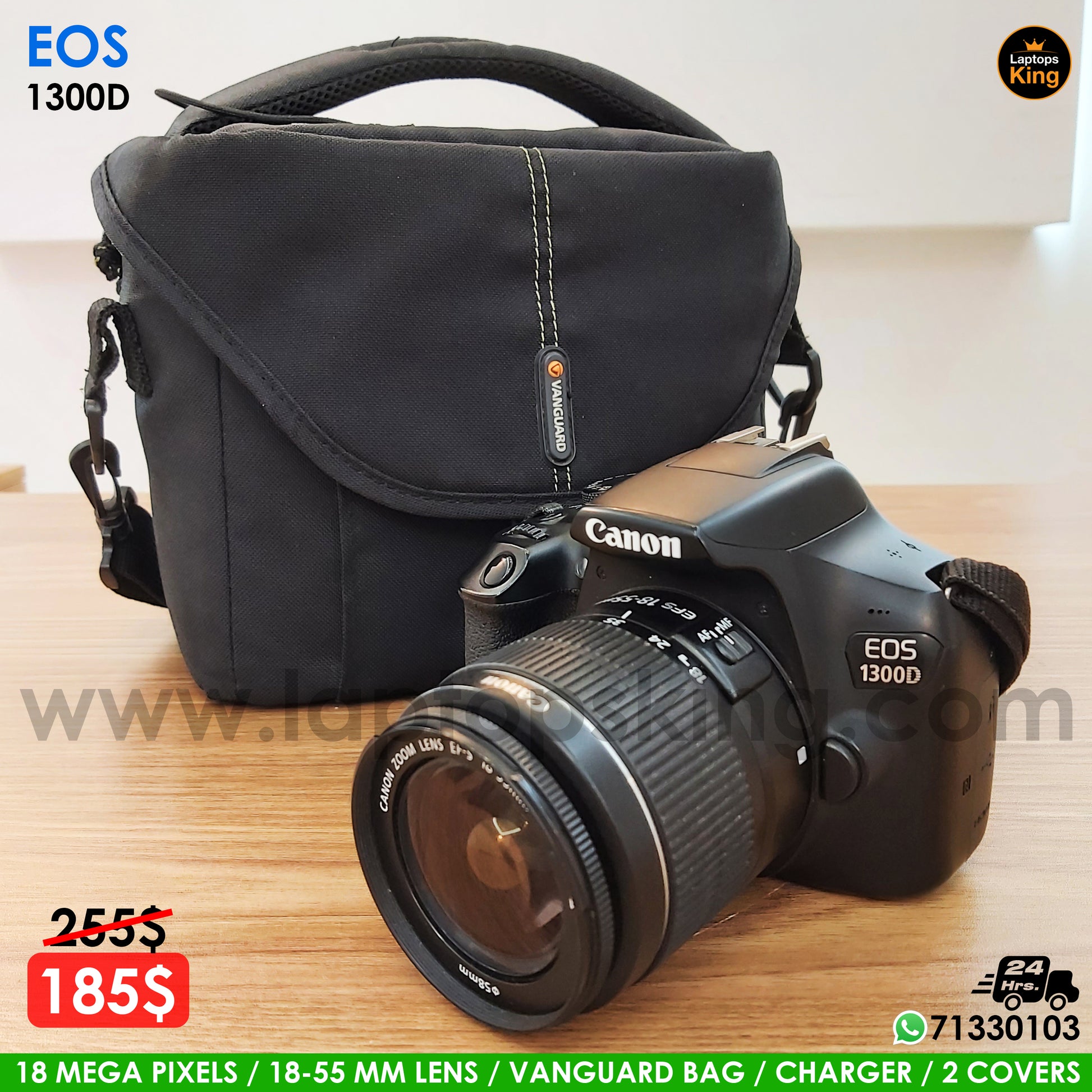 Canon Eos 1300d Digital Camera (Used Very Clean) – Laptops King