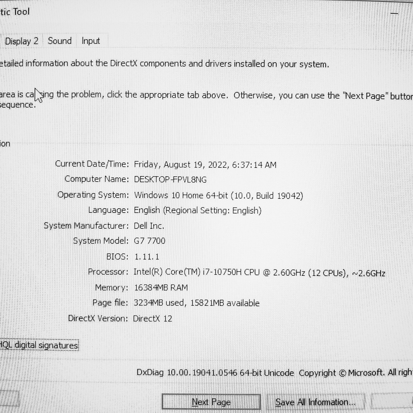 Dell G7 7700 i7-10750h RTX 2070 300hz 17.3" RGB Gaming Laptop (Open Box)