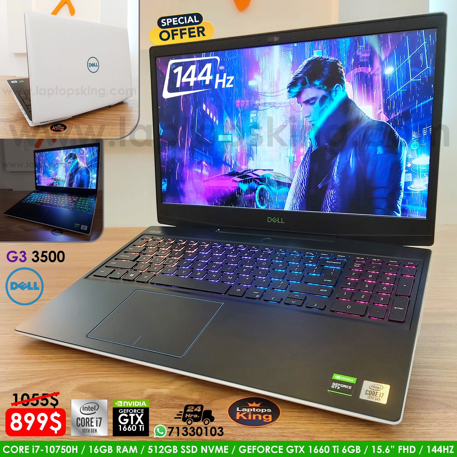 G3 3500 I5 Dell G3 I5 8th Gen Dell G3 3500 White I7-10750H GTX 1660ti