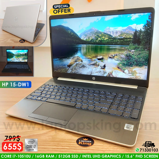 HP 15-Dw1 i7-10510u Laptop Offer (New Open Box)