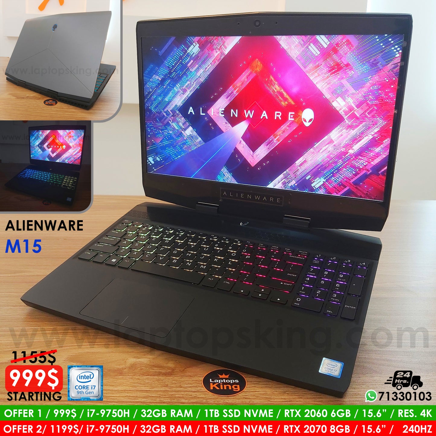 Alienware M15 Gaming Laptop Offers (Open Box) Gaming laptop, Graphic Design laptop, best laptop for gaming, best laptop for graphic design, computer for sale Lebanon, laptop for video editing in Lebanon, laptop for sale Lebanon, best graphic design laptop,	best video editing laptop, best programming laptop, laptop for sale in Lebanon, laptops for sale in Lebanon, laptop for sale in Lebanon, buy computer Lebanon, buy laptop Lebanon.