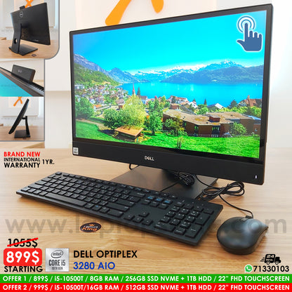 Dell OptiPlex 3280 AIO i5-10500t 22" Touchscreen Desktop Computer (Brand New) Computer for sale Lebanon, desktop computer in Lebanon, desktop computer for sale Lebanon, best programming desktop computer, desktop computer for sale in Lebanon, desktop computer for sale in Lebanon, desktop computer for sale in Lebanon, buy computer Lebanon, buy desktop computer Lebanon.