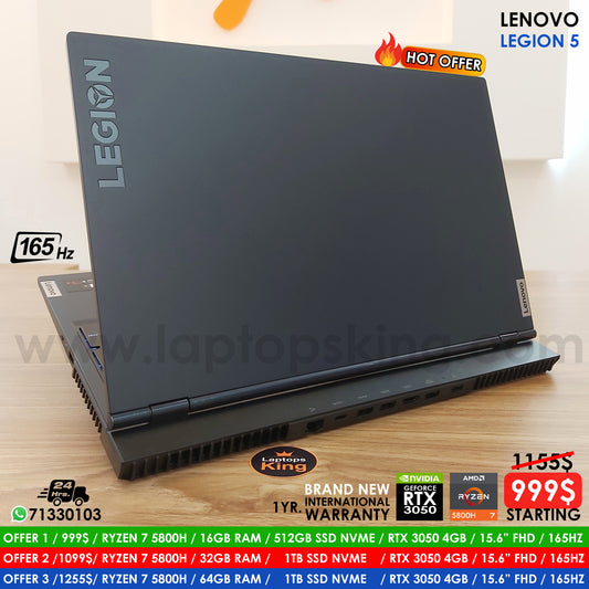 Lenovo Legion 5 82JW / 15ACH6 Ryzen 7 5800h RTX 3050 165Hz Gaming Laptop Offers (Brand New) Gaming laptop, Graphic Design laptop, best laptop for gaming, best laptop for graphic design, computer for sale Lebanon, laptop for video editing in Lebanon, laptop for sale Lebanon, best graphic design laptop,	best video editing laptop, best programming laptop, laptop for sale in Lebanon, laptops for sale in Lebanon, laptop for sale in Lebanon, buy computer Lebanon, buy laptop Lebanon.