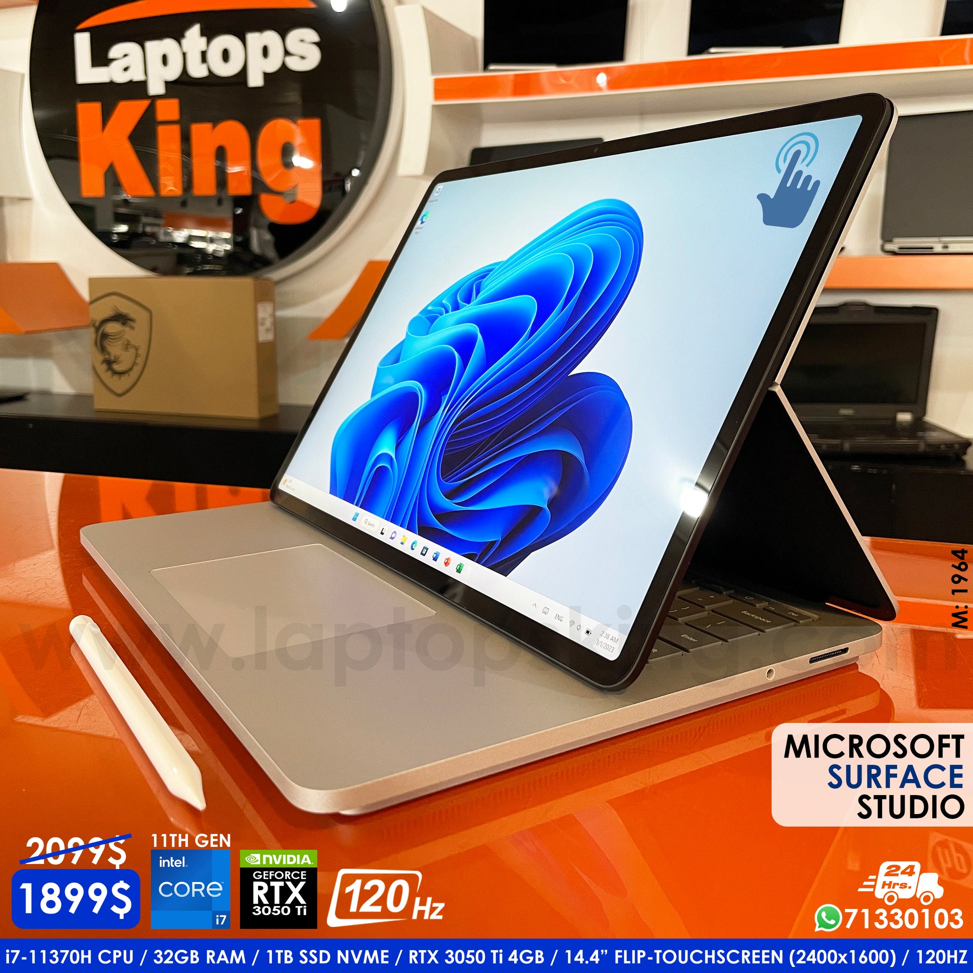 Microsoft Surface Studio i7-11370h Rtx 3050 Ti 120hz Res. 2400x1600 Touch 2in1 Laptop (Brand New) Gaming laptop, Graphic Design laptop, best laptop for gaming, best laptop for graphic design, computer for sale Lebanon, laptop for video editing in Lebanon, laptop for sale Lebanon, best graphic design laptop,	best video editing laptop, best programming laptop, laptop for sale in Lebanon, laptops for sale in Lebanon, laptop for sale in Lebanon, buy computer Lebanon, buy laptop Lebanon.