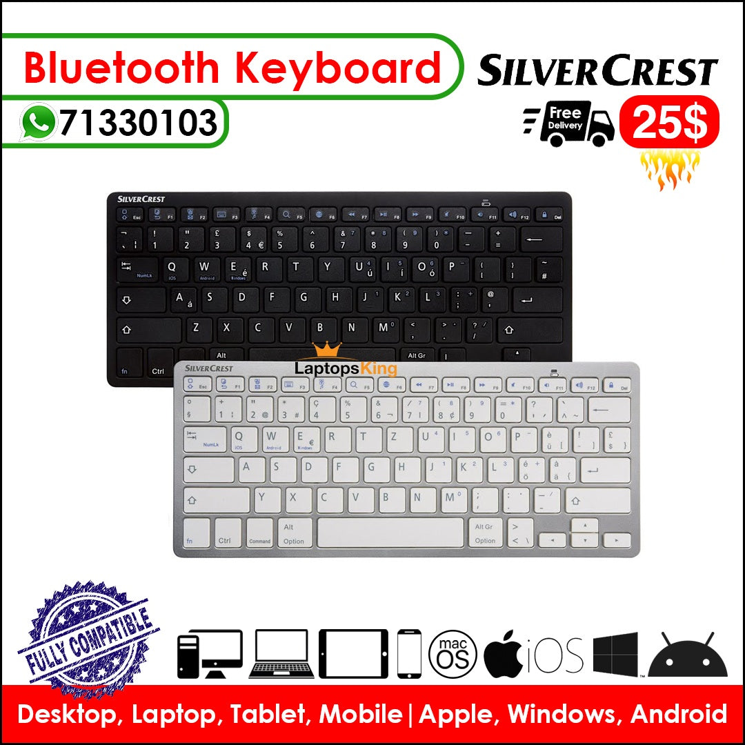 Silvercrest Bluetooth Keyboard (New)