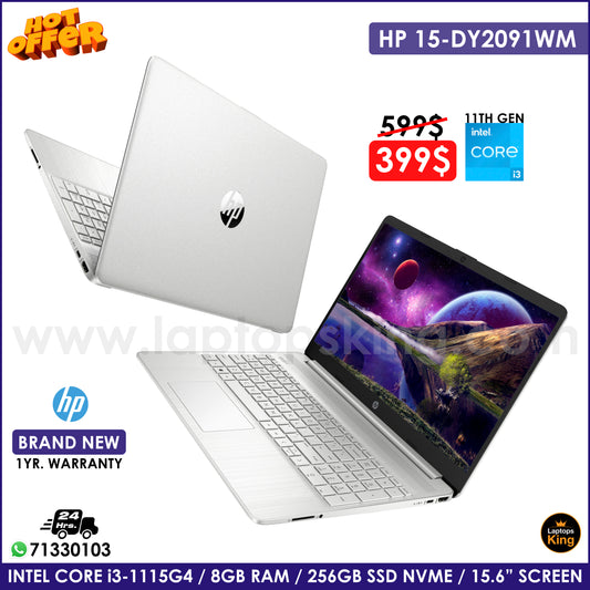 HP 15-DY2091WM i3-1115G4 15.6" Laptop (Brand New)