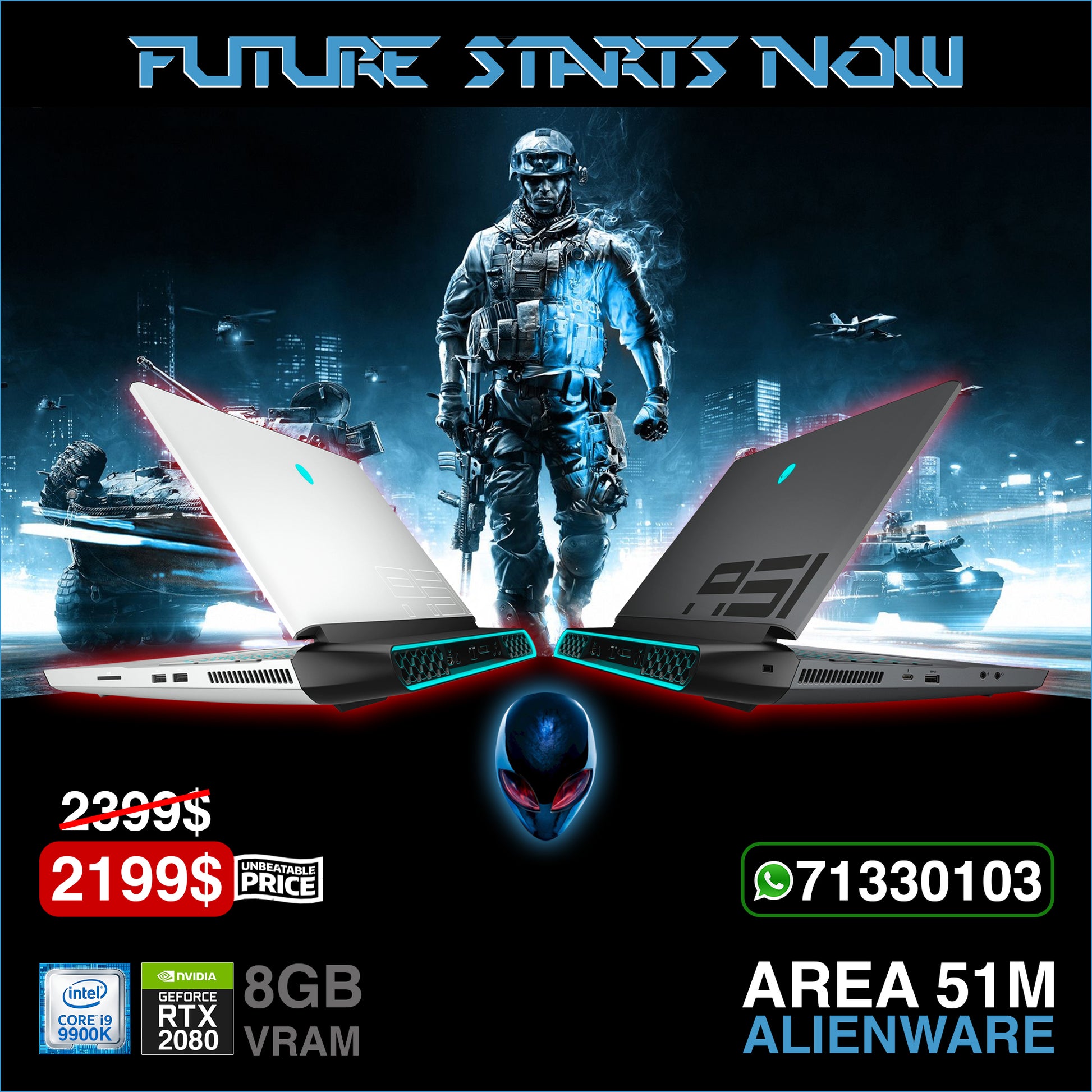 Alienware Area51m i9 9900k Gaming Laptop Offers (New Open Box) Gaming laptop, Graphic Design laptop, best laptop for gaming, Best laptop for graphic design, computer for sale Lebanon, laptop for video editing in Lebanon, laptop for sale Lebanon, Best graphic design laptop,	Best video editing laptop, Best programming laptop, laptop for sale in Lebanon, laptops for sale in Lebanon, laptop for sale in Lebanon, buy computer Lebanon, buy laptop Lebanon.
