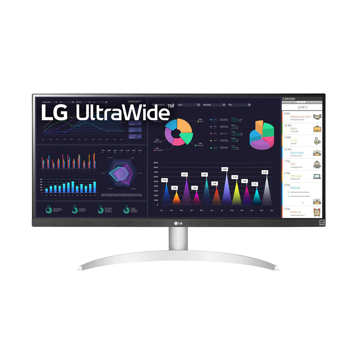 LG 29WQ600-W 29" UltraWide FHD 100Hz IPS Type-C Monitor (Brand New)
