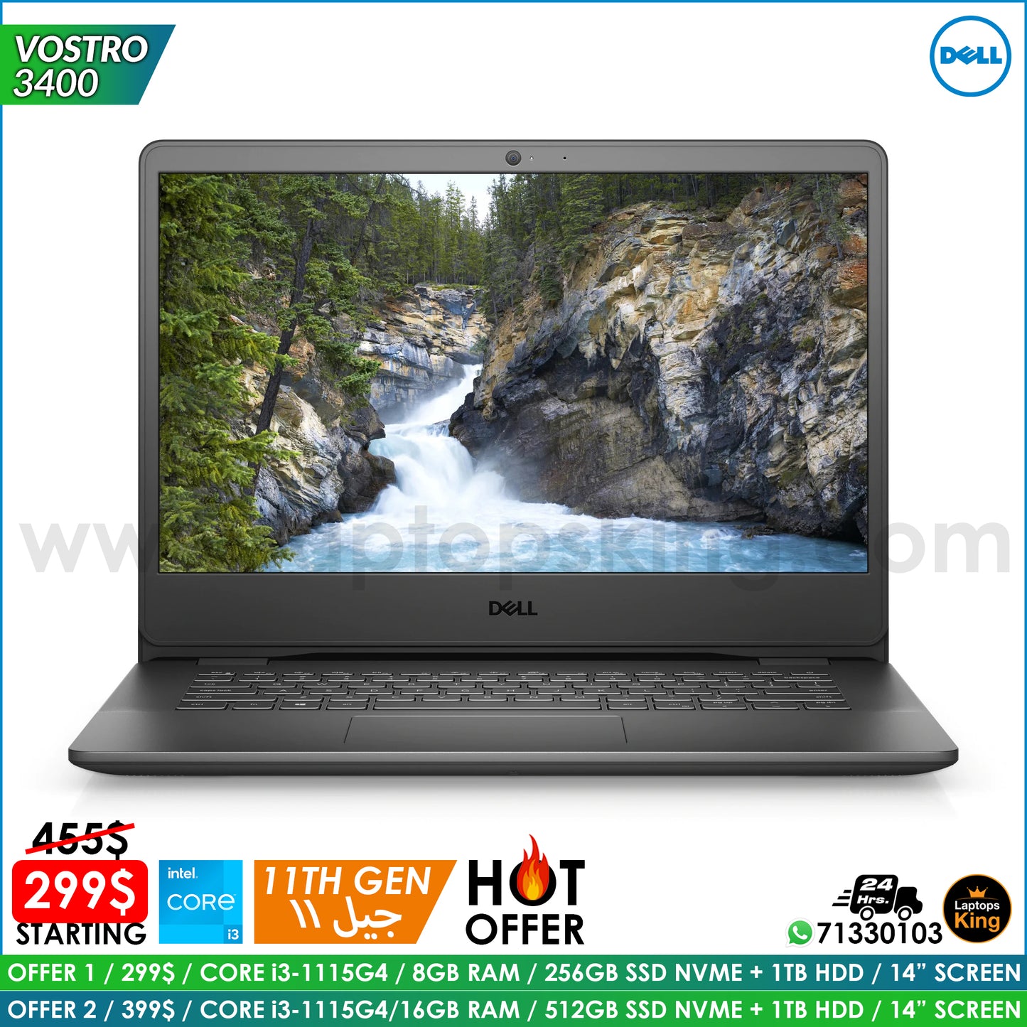 Dell Vostro 3400 Core i3-1115g4 14