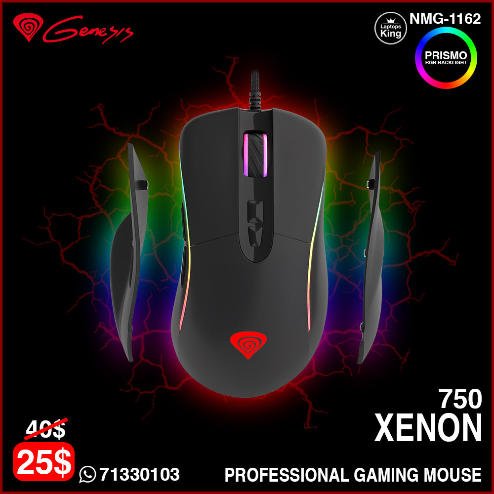 Genesis Xenon 750 NMG-1162 Optical Gaming Mouse (New)