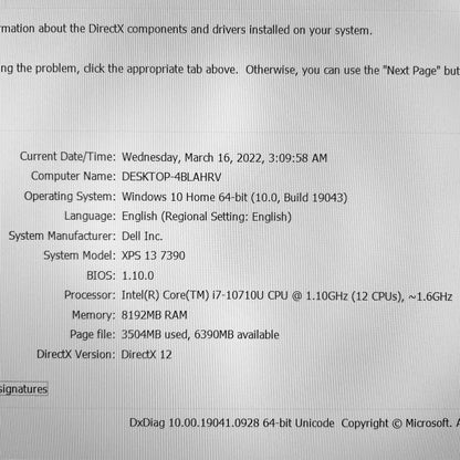 Dell XPS 13 - 7390 White i7-10Th Gen Laptop (New Open Box) Computer for sale Lebanon, laptop in Lebanon, laptop for sale Lebanon, best programming laptop, laptop for sale in Lebanon, laptops for sale in Lebanon, laptop for sale in Lebanon, buy computer Lebanon, buy laptop Lebanon.