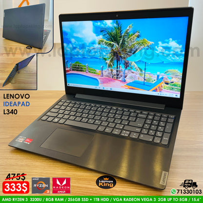 Lenovo IdeaPad L340 81LW Ryzen 3 3200u Radeon Vega 3 (Used Very Clean)