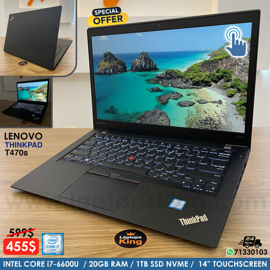 Lenovo ThinkPad T470s Core i7 Touch Laptop (Open Box) Computer for sale Lebanon, laptop in Lebanon, laptop for sale Lebanon, best programming laptop, laptop for sale in Lebanon, laptops for sale in Lebanon, laptop for sale in Lebanon, buy computer Lebanon, buy laptop Lebanon.