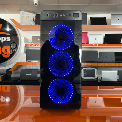 Genesis Irid 300 i5-4460 Gtx 1050 Ti | Blue | Gaming Desktop Computer (Used Very Clean)