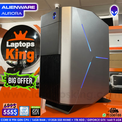 Alienware Aurora Gtx 1660 Ti Gaming Desktop (Open Box)