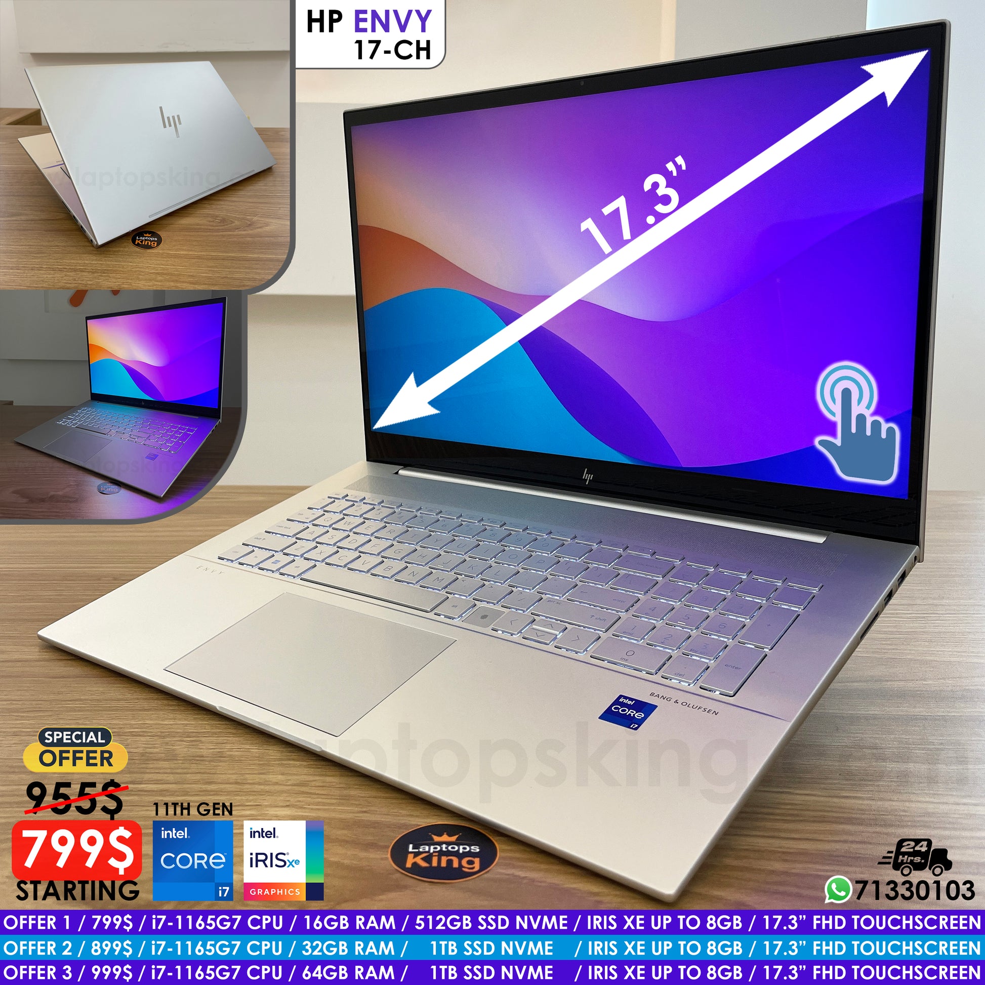 Intel Core I7 Hp Envy Laptop HP Envy 17 Laptop Intel Core Ultra