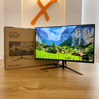 Xline X24S 24" Fhd 75hz Zero Frame Led Low Blue Light Monitor Offer (Brand New)