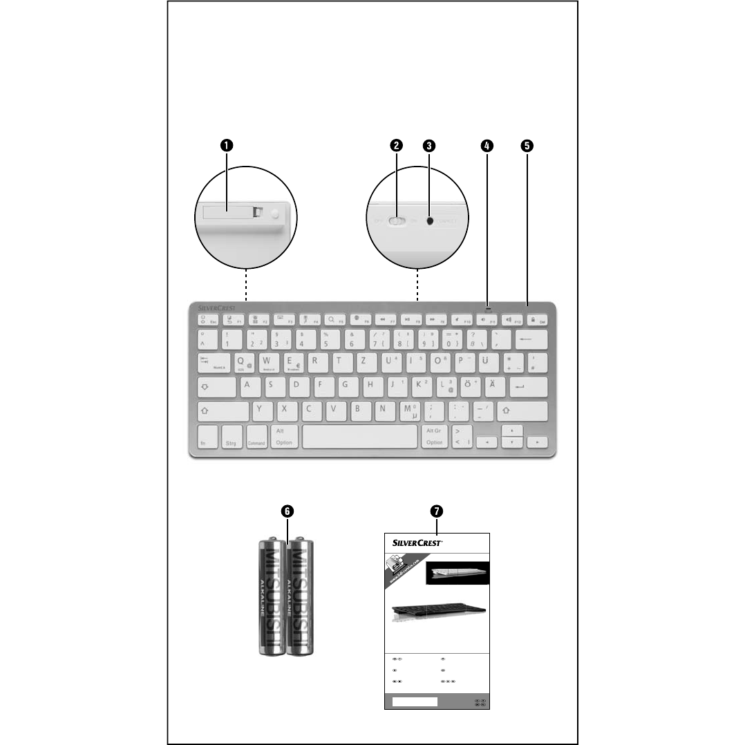 Silvercrest Bluetooth Keyboard (New)